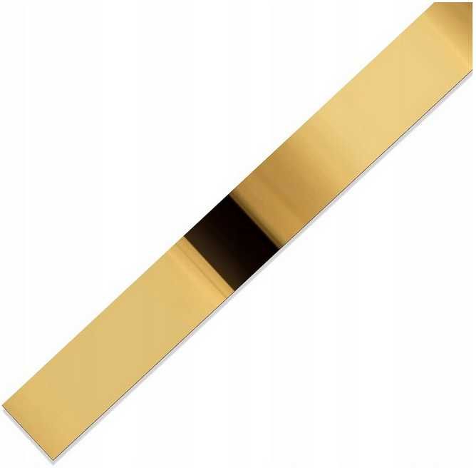 Listwa Ozdobna Dekor Dekoracyjna Rolka Taśma Naklejka ZŁOTA 21mm 2CM
