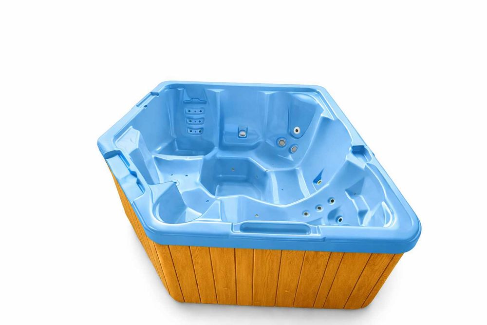 2 LEŻANKI piec masaż pokrywa oświetlenie jacuzzi balia bania basen