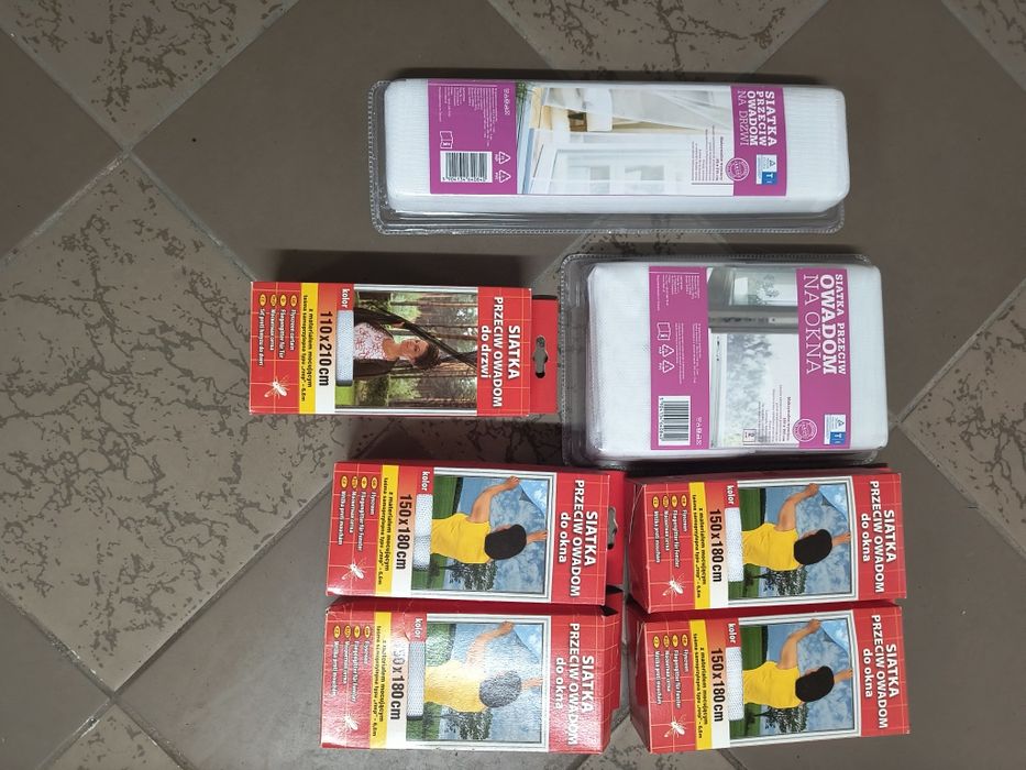 Siatki do okien przeciw owadom