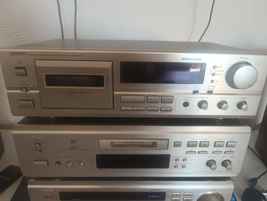 Denon amplituner deck minidisc
