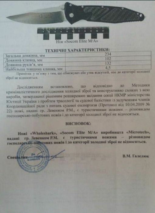 Ніж Microtech Socom Delta Titanium  Tanto