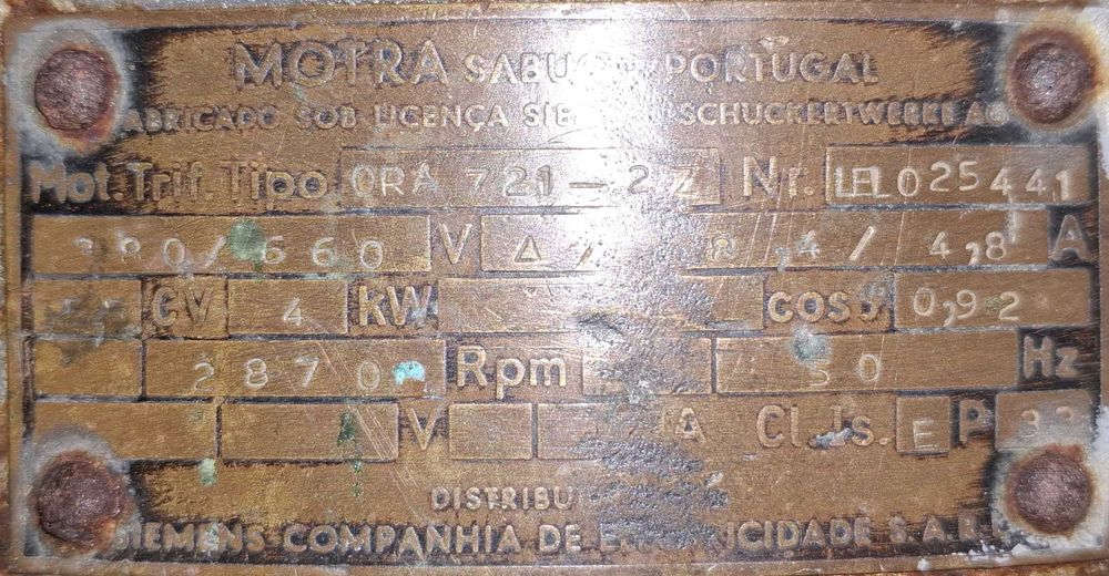 Motor trifásico 4 CV