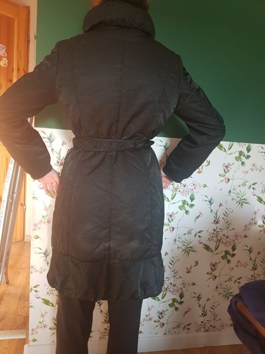 Plaszcz ciepły zimowy Promod L 40 czarny Woźniki •