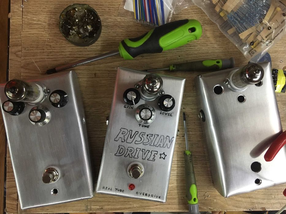 Efekt gitarowy lampowy Kafar RD ( overdrive ) nowy z zasilaczem