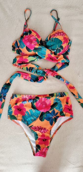 Tropikalne bikini strój kąpielowy dwuczęściowy