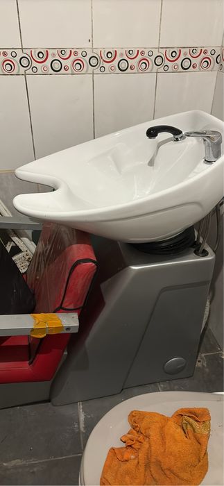 Rampa de lavagem de cabelo
