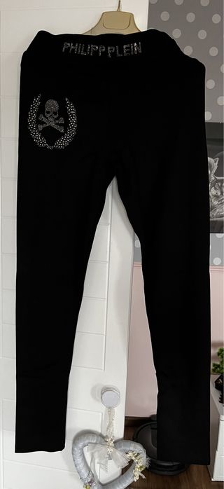 Legginsy czarne klasyczne _premium _M