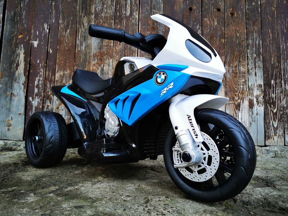 Motocykl BMW RR Ścigacz Elektryczny Trójkołowy Auto AKUMULATOR DZIECI