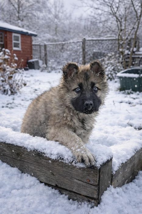 Szczenię owczarka staroniemieckiego