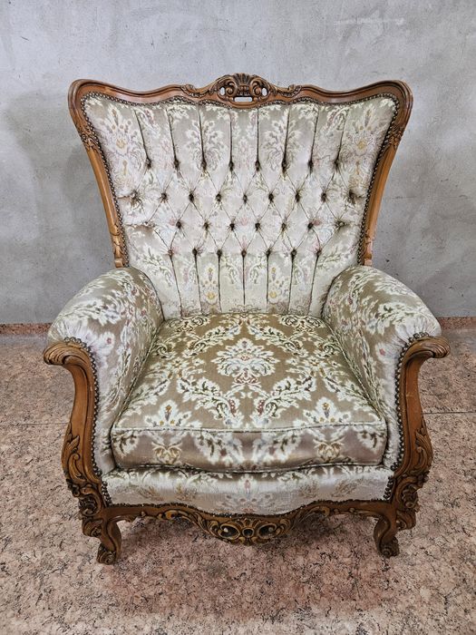 Ludwikowski komplet wypoczynkowy sofa oraz dwa fotele