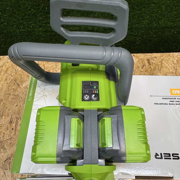 Акумуляторна ланцюгова пила на два акумулятори 40v Grosser GCS 160