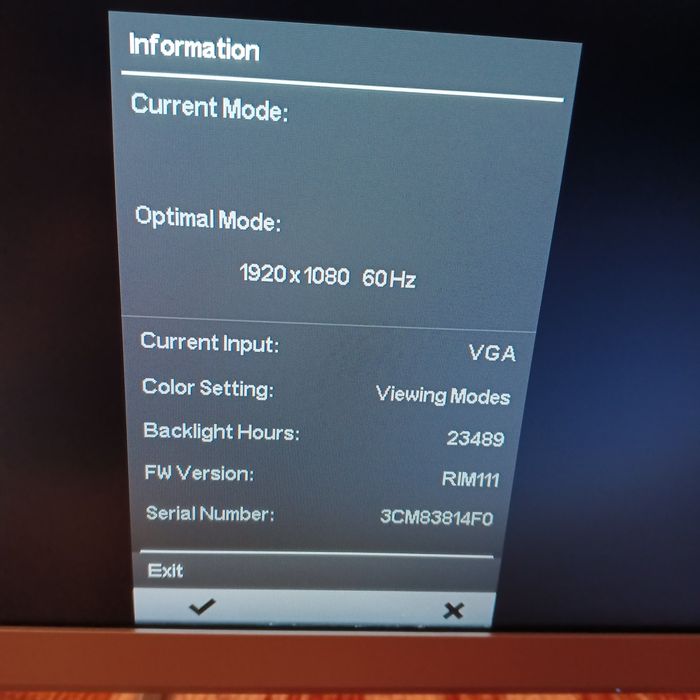 монітор  HP 24fw читайте опис