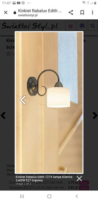 Żyrandol Kinkiety Rabalux