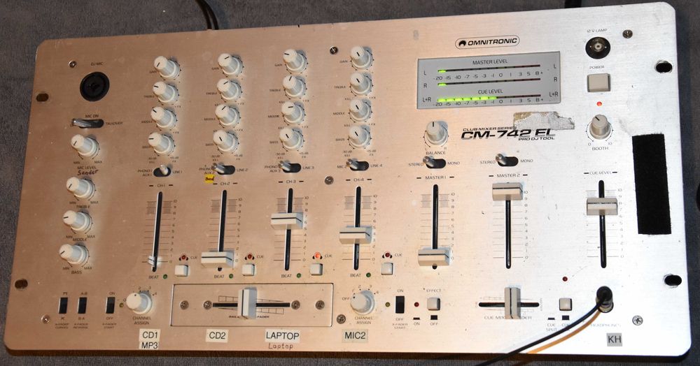 Omnitronic CM-742EL mikser dla DJ-a 4-kanały Rzepin • OLX.pl