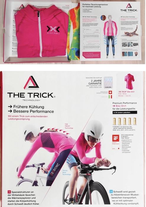 Koszulka Bike The trick XS x-bionic damska