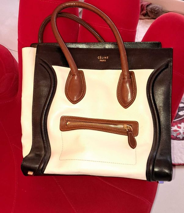 skórzana torebka Celine Paris