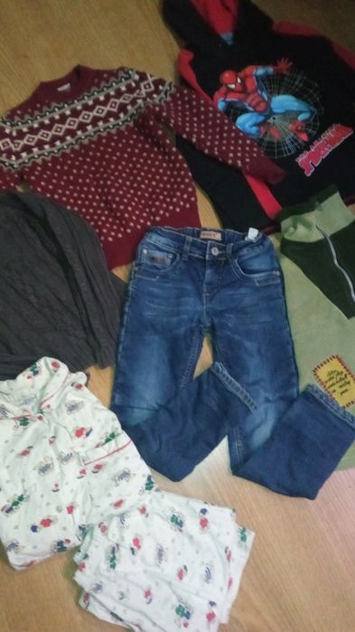 Вещи теплые на мальчика свитер пижама джинсы