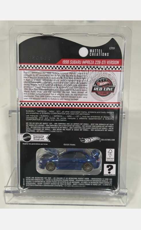 ピ*着様 RLC Exclusive 1998 Subaru 22B STi Hot Wheels RLC