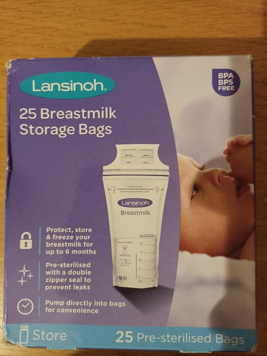 Woreczki do przechowywania pokarmu Lansinoh 180 ml 25 szt