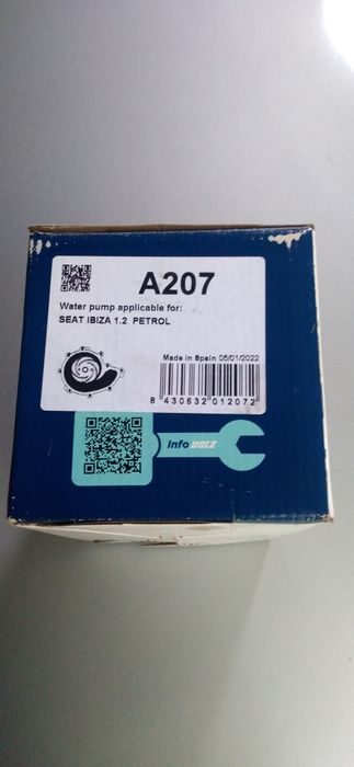 Sprzedam pompę wody 1.2wv polo