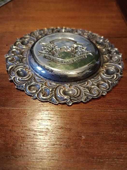 Salva Prata Portuguesa Contrastada 925 10 cm 25 gr