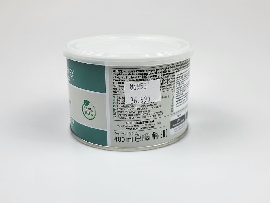 Wosk do depilacji w puszce Azulenowy 400 ML