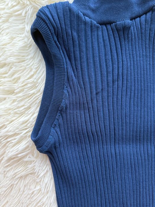Плаття в рубчик Zara міді M-L рзмір