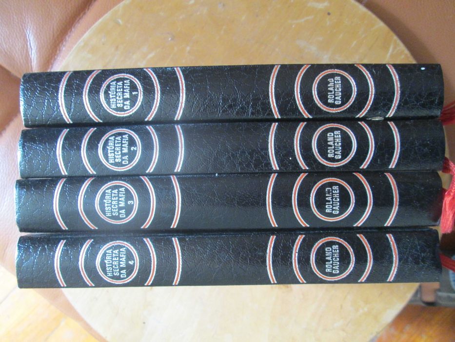 História Secreta da Mafia, de Roland Gaucher - 4 vol. edição de luxo