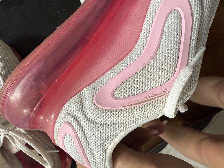Nike Air Max 720 sneakersy biało różowe 23 cm 36.5