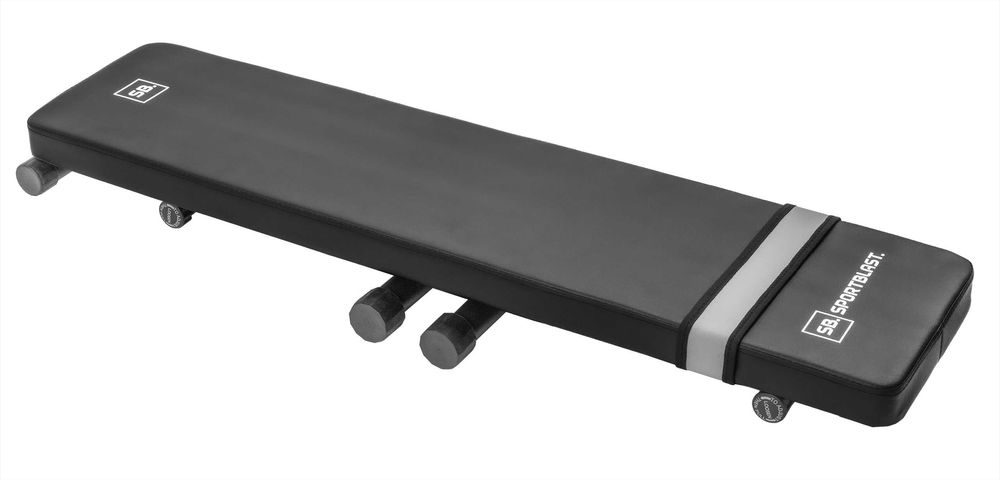 Ławka treningowa składana do ćwiczeń ławeczka płaska kompaktowa Ł