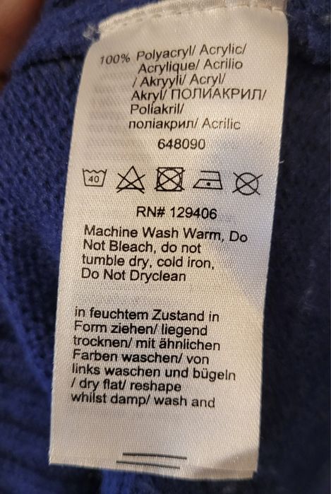 Sweter męski Rainbow 68/70