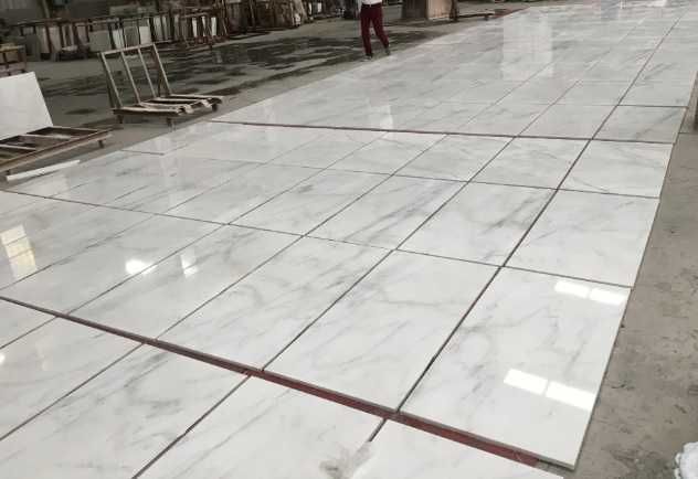 Gres BIAŁY MARMUR poler 120x60 WYSOKI POŁYSK gat.I