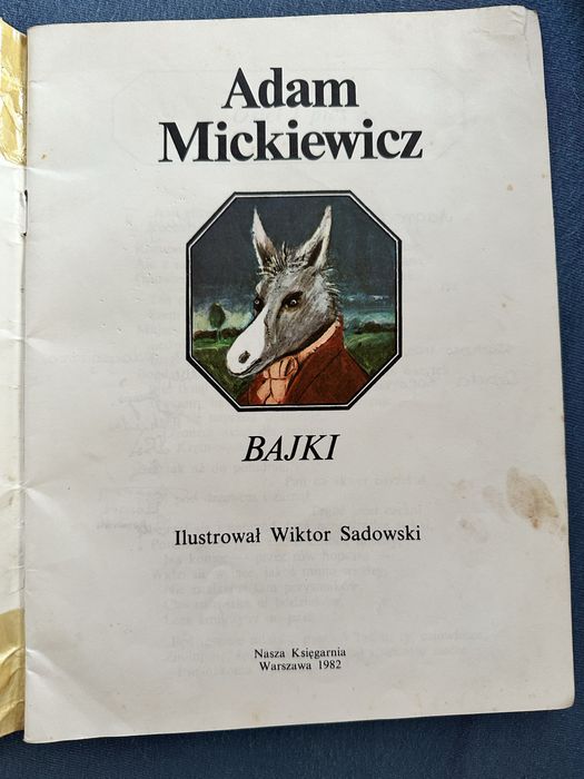 Bajki. Adam Mickiewicz PRL