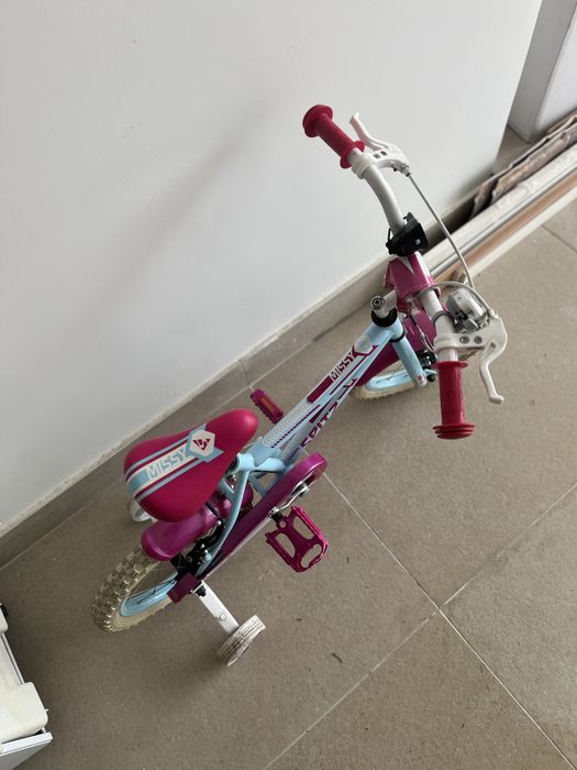 Bicicleta menina rosa (4-5 anos)