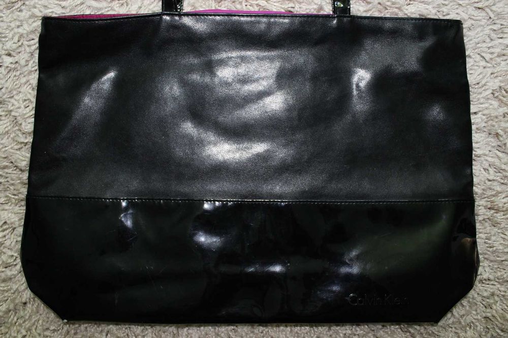 CK torba duża torebka czarna shoper bag CALVIN KLEIN