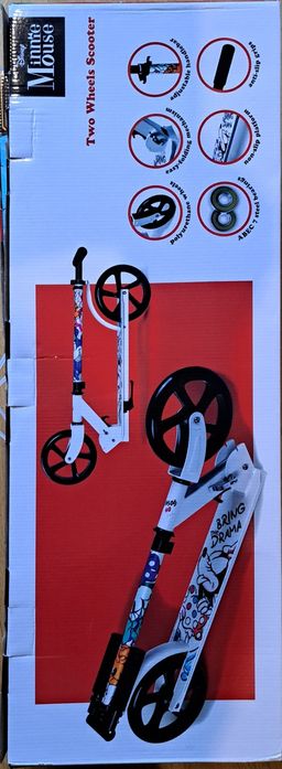 Hulajnoga z amortyzatorem podest aluminiowy  hamulec nożnyRhino 200mm