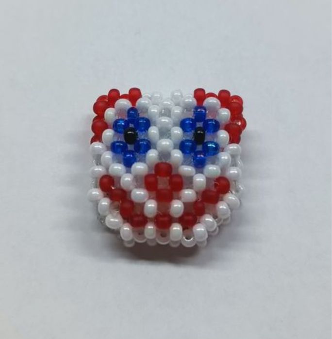 Фігурка клоун з бісеру