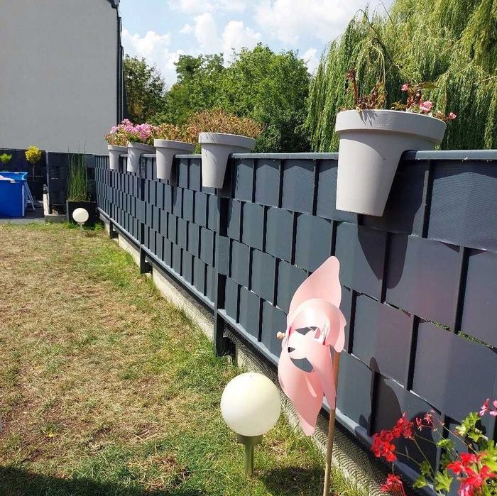 TAŚMA OGRODZENIOWA Kompletna Ochrona - Osłona Na Ogrodzenie 35 Metrów