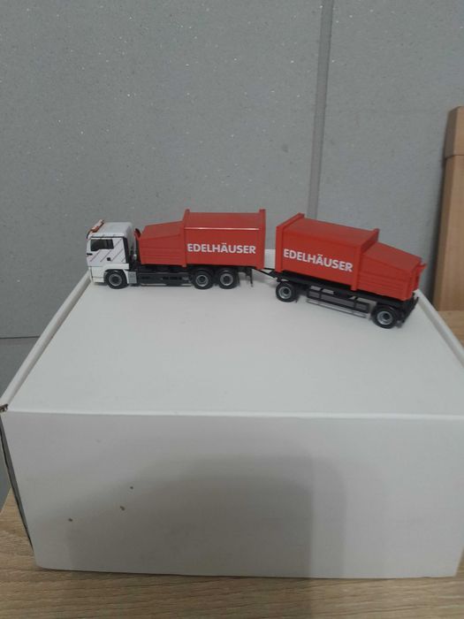 Man hakowiec z przyczepą herpa 200 zł. Scania hakowiec 120 zł