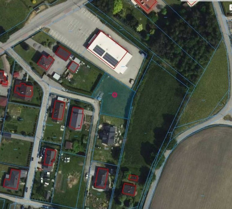 Działka budowlana 935 m², Chybie - Widok 2