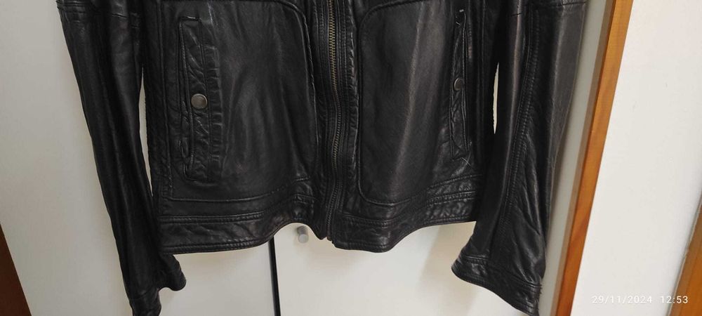 Jaqueta de couro Massimo Dutti M/L