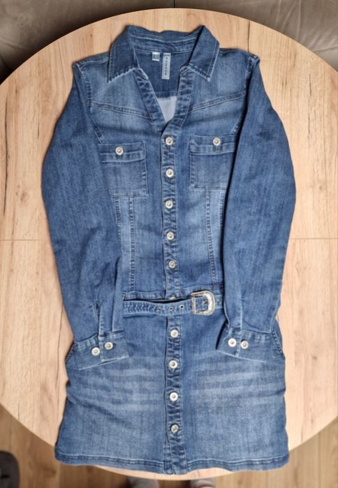 Sukienka jeansowa bonprix rozm. 38