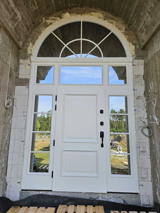 Drzwi Zewnętrzne drewniane, Villa Parkowa, Według Projektu Klienta