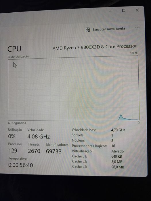 Computador gaming, RTX 4070 Ti 16gb, Super, ryzen 7 9800X3D , 32gb ram