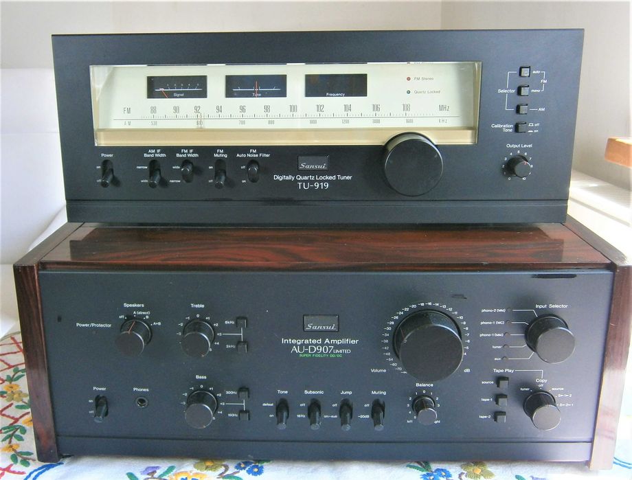sansui au d 907 limited + tu 919