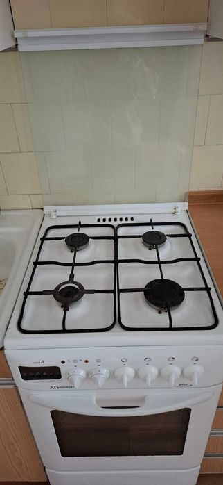 kuchenka gazowo elektryczna Mastercook plus biała
