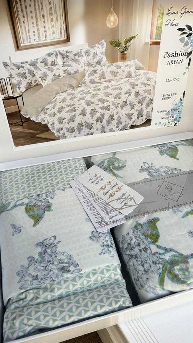 Постільна білизна Laura Grand LG-17 із 100% Сатину (100% Хлопок)