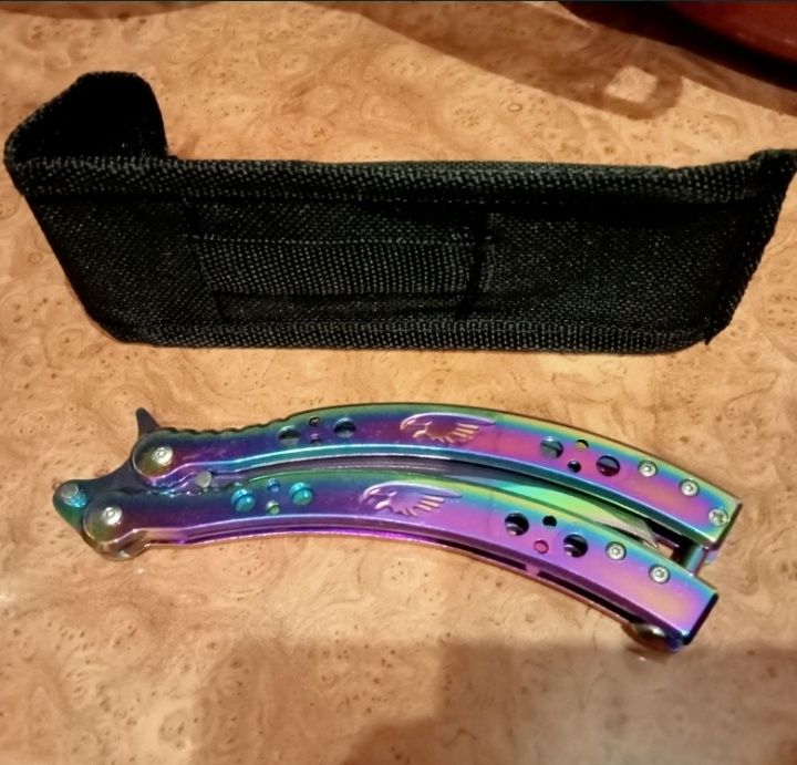 Rezerwacja Nóż motylkowy składany CS:GO CS2, sztylet, ostry + etui