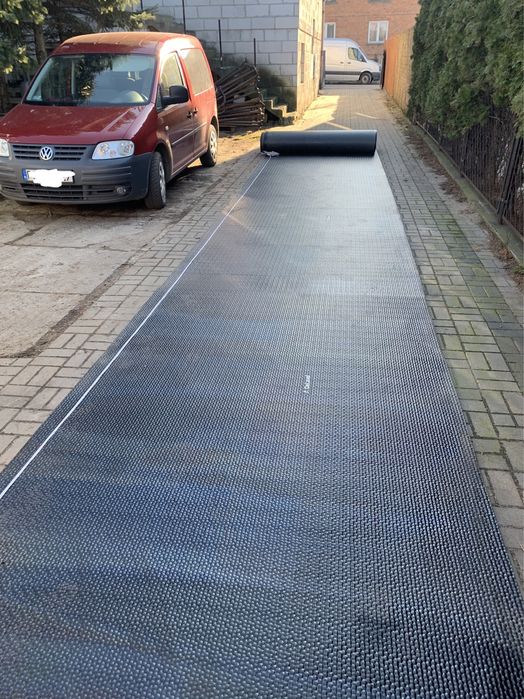 Mata gumowa w rolkach na samochód legowisko dla bydła koni