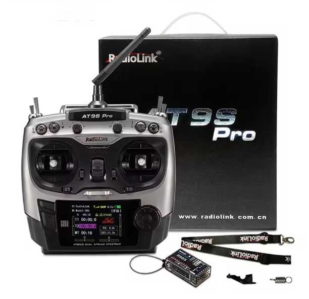 Radiolink AT9S Pro TX 10/12CH Transmitter z odbiornikiem R9DS RX 2.4G do RC FPV